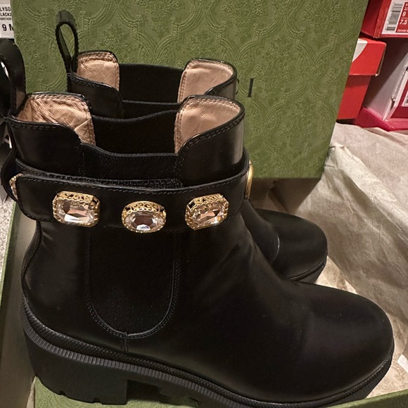 Gucci Trip Bootie with Jewels - Picture 1 of 4